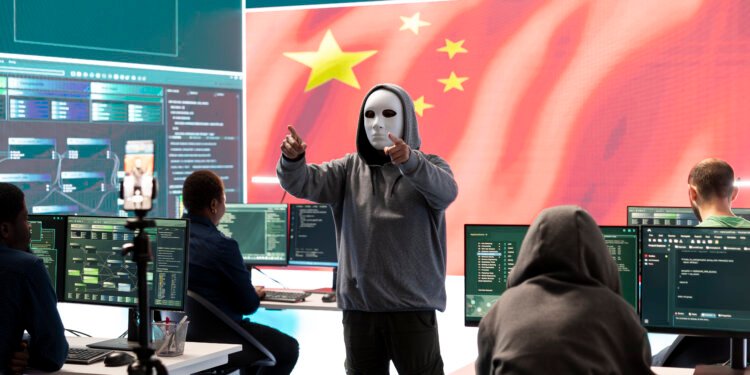 Chinese anonymous criminal recording himself asking for ransom, hacking intelligence systems and spreading false information, misleading. Autocracy communism doctrine in hybrid war.